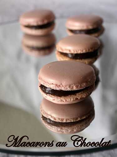 Macarons au chocolat