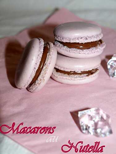 Macarons au Nutella ( meringue italienne)