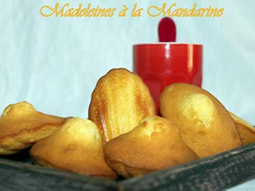 Madeleines à la mandarine