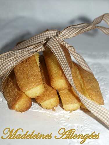 Madeleines allongées