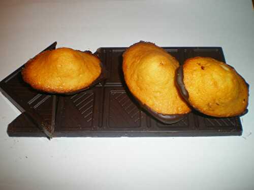 Madeleines au chocolat