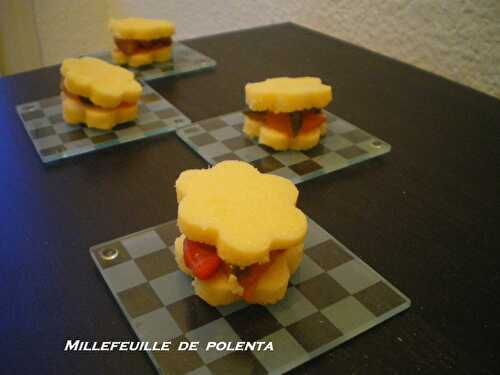 Millefeuille de polenta