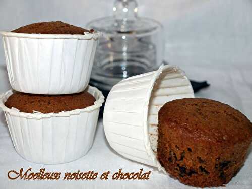 Moelleux noisettes et chocolat