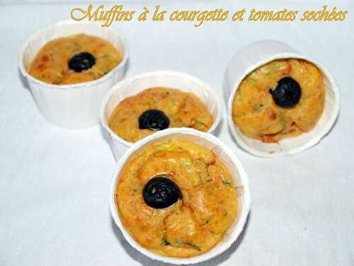 Muffins à la courgette et tomates séchées