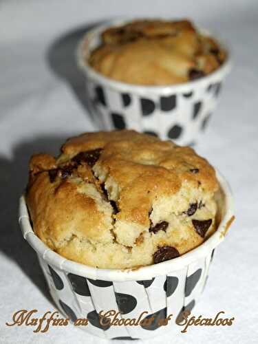 Muffins au chocolat et spéculoos