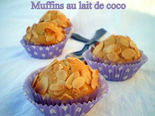 Muffins au lait de coco