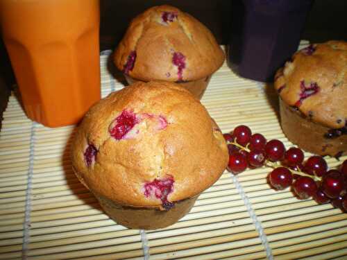 Muffins aux groseilles