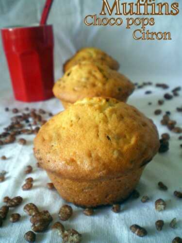 Muffins Choco Pops et citron