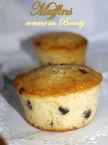 Muffins comme un Bounty