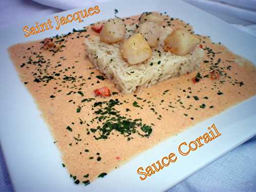 Noix de saint jacques sauce corail