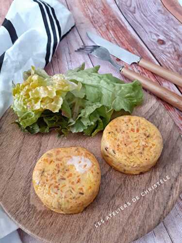 Palet à la carotte et fromage Basque