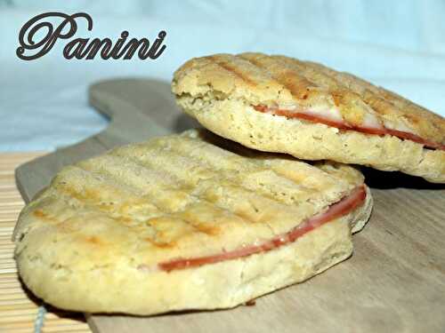 Panini jambon ,philadelphia et emmental