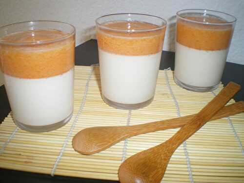 Panna cotta à la fève tonka et au melon