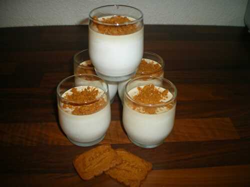 Panna cotta au café et spéculoos