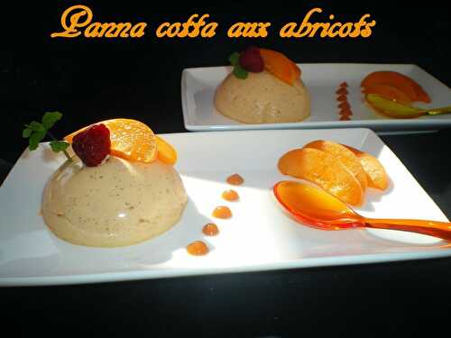 Panna cotta aux abricots