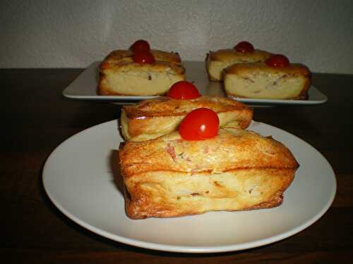 Petits cakes au bacon et boursin