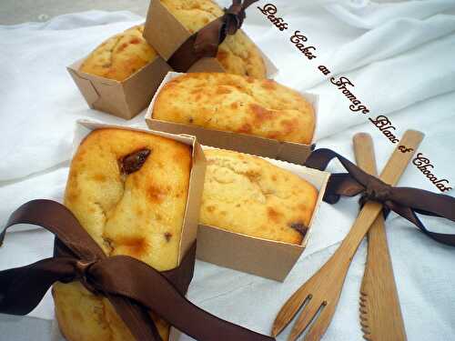 Petits cakes au fromage blanc et chocolat