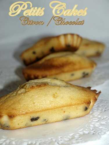 Petits cakes citron /chocolat