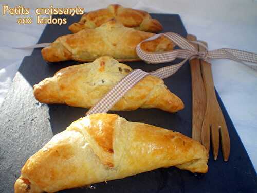 Petits croissants aux lardons