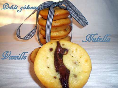 Petits gâteaux vanille et Nutella