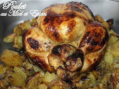 Poulet au miel et épices + Partenaire