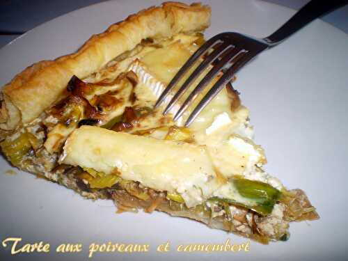 Quiche poireaux camembert