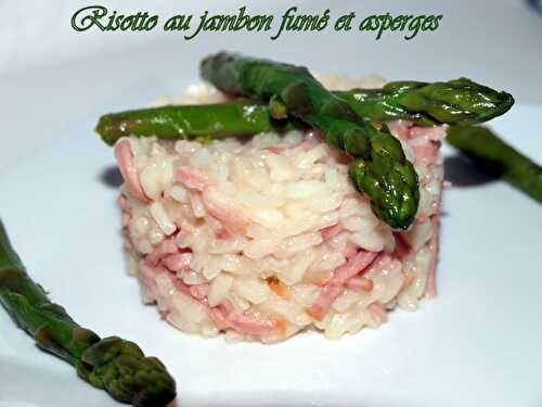 Risotto au jambon fumé et asperges + Partenaire