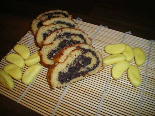 Roulé aux bonbons bananes et au nutella