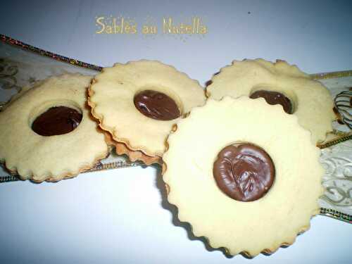 Sablés au Nutella