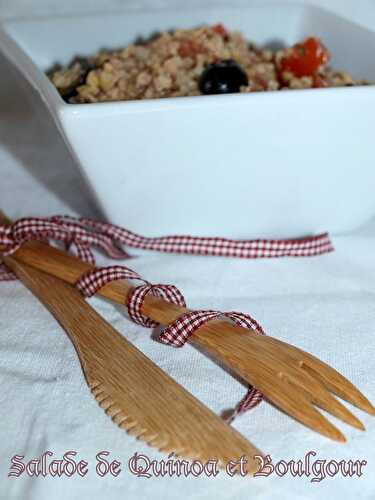 Salade de quinoa et boulgour