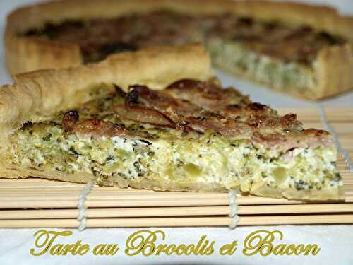 Tarte au brocolis et bacon