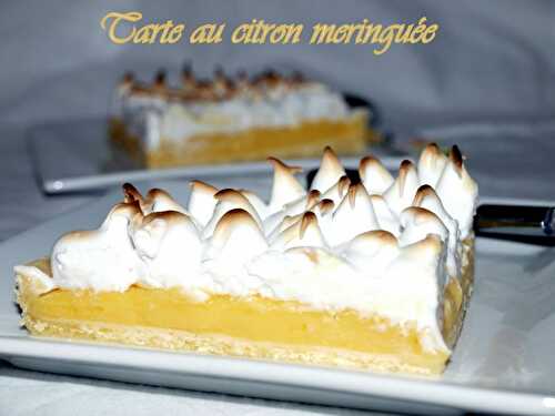 Tarte au citron meringuée + Partenaire