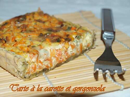 Tarte aux carottes et gorgonzola