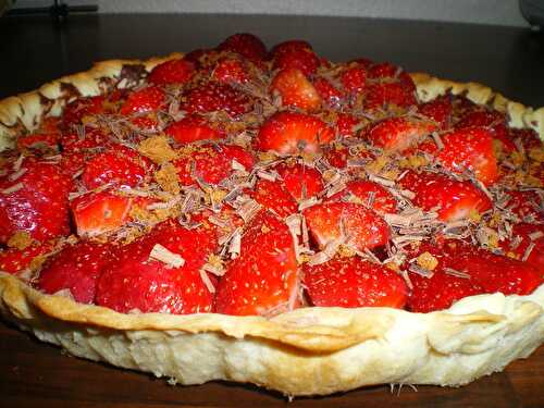 Tarte aux fraises et Nutella