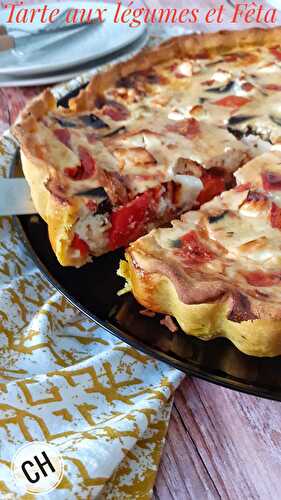 Tarte aux légumes et fêta