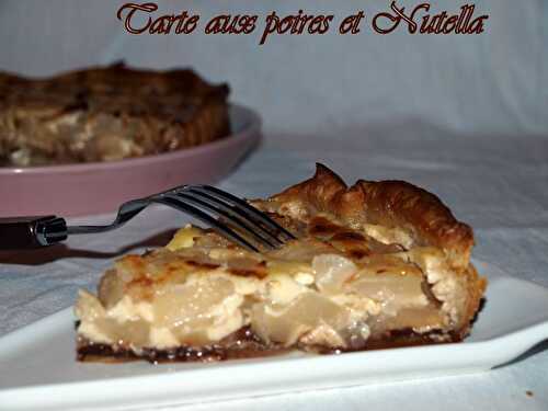 Tarte aux poires et Nutella