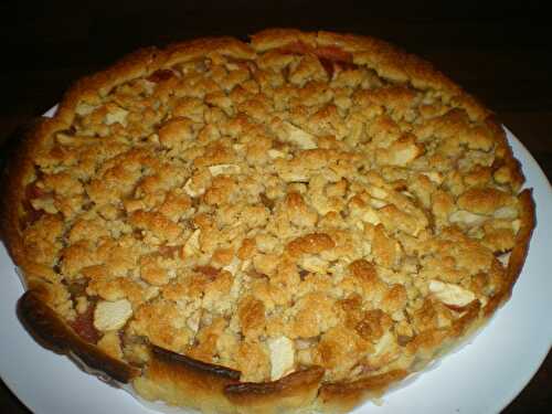 Tarte aux pommes façon crumble