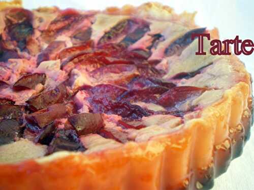 Tarte aux quetsches et noisettes + Partenaire