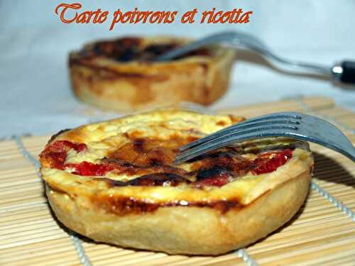 Tarte poivrons et ricotta