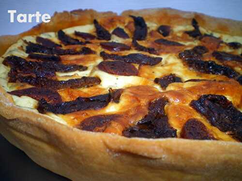 Tarte tomates sechées et chorizo