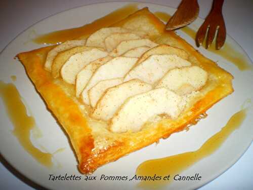 Tartelettes aux pommes , amandes et cannelle