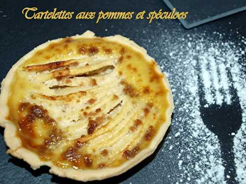 Tartelettes aux pommes et spéculoos