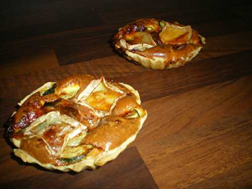 TARTELETTES COURGETTE ET CHEVRE