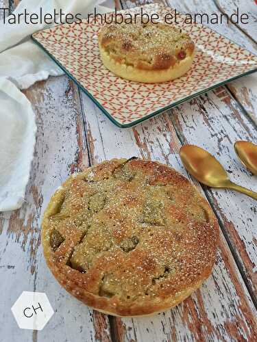 Tartelettes rhubarbe et amande