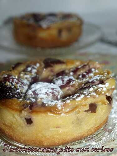 Tartelettes sans pâte aux cerises