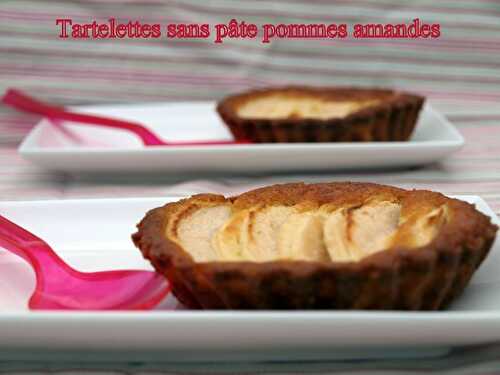 Tartelettes sans pâte aux pommes et amandes