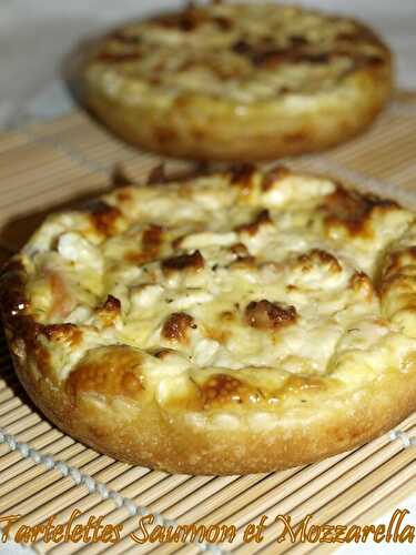 Tartelettes saumon et mozarella