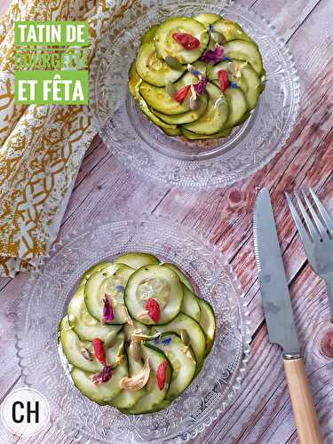 Tatin de courgettes et fêta