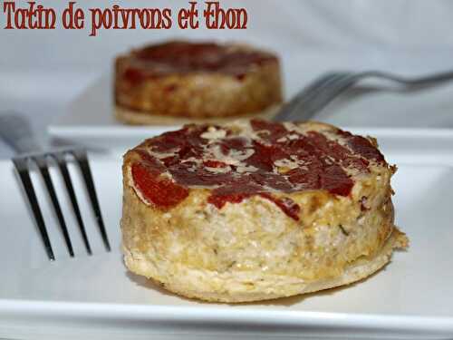 Tatin de poivrons et thon