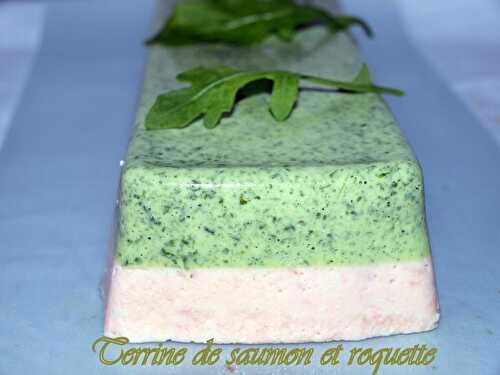 Terrine de saumon et roquette